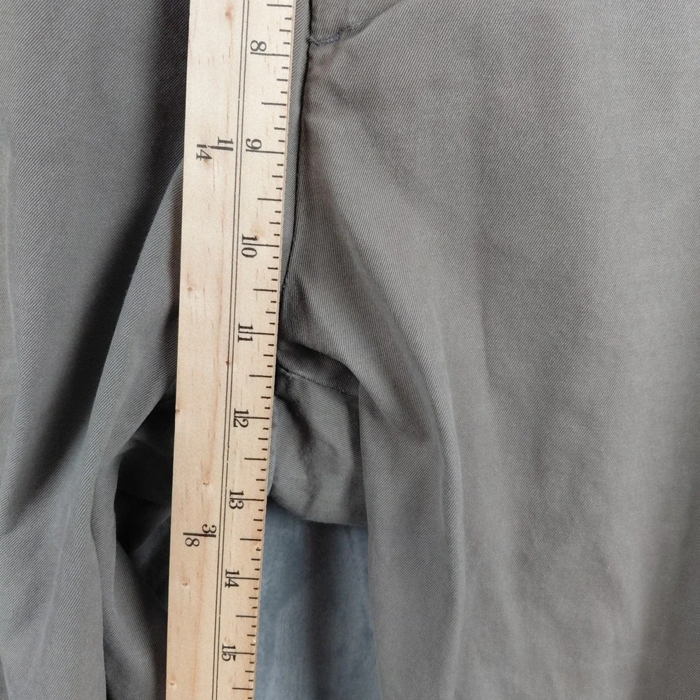 Banana Republic Gavin Flat Front Chino Pants Mens 35x32 Khaki Straight‎ Cotton